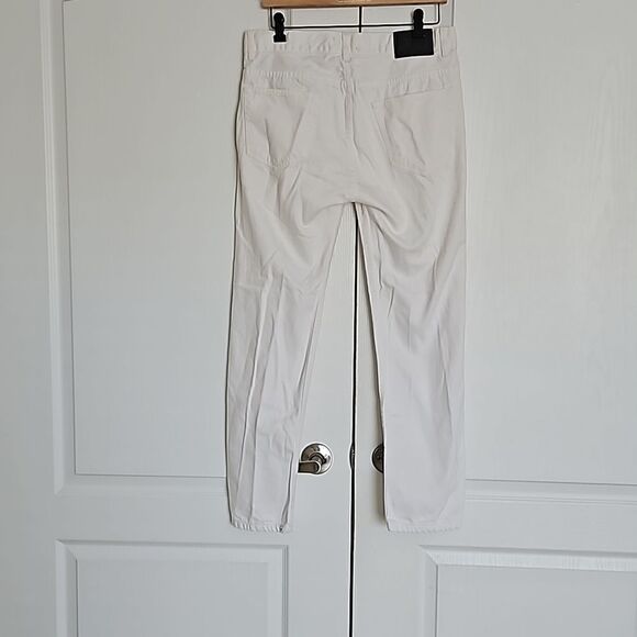 Zara Men's Straight Leg Denim Jean White 31 - Picture 4 of 16